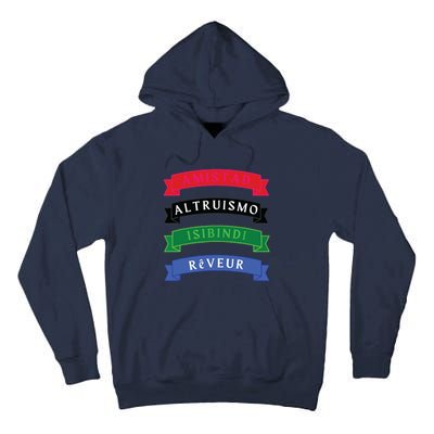 Amistad Isibindi Altruismo Reveur 4 Houses 1 Family Tall Hoodie