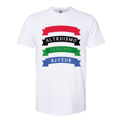 Amistad Isibindi Altruismo Reveur 4 Houses 1 Family Softstyle CVC T-Shirt