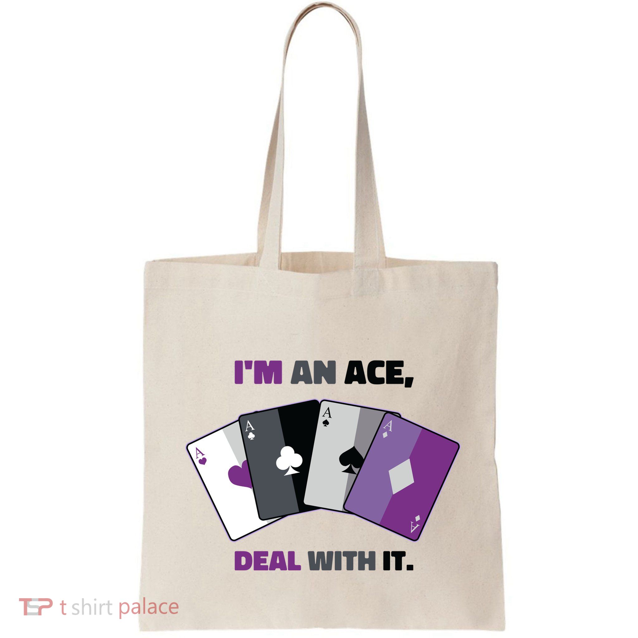 Asexual I’M An Ace Deal With It Asexual Pride Bag