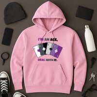 Asexual I’M An Ace Deal With It Asexual Pride Hoodie