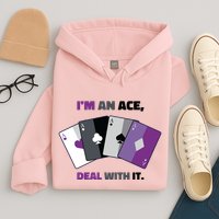 Asexual I’M An Ace Deal With It Asexual Pride Hoodie