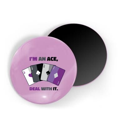 Asexual I’M An Ace Deal With It Asexual Pride Magnet