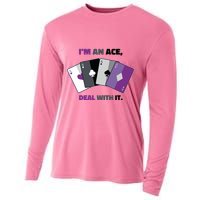 Asexual I’M An Ace Deal With It Asexual Pride Cooling Performance Long Sleeve Crew