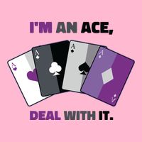 Asexual I’M An Ace Deal With It Asexual Pride Cooling Performance Long Sleeve Crew