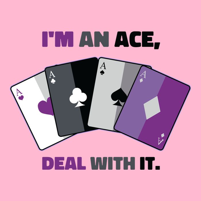 Asexual I’M An Ace Deal With It Asexual Pride Cooling Performance Long Sleeve Crew