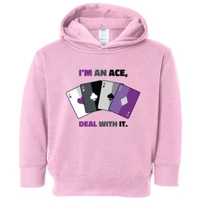 Asexual I’M An Ace Deal With It Asexual Pride Toddler Hoodie