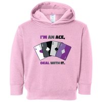 Asexual I’M An Ace Deal With It Asexual Pride Toddler Hoodie