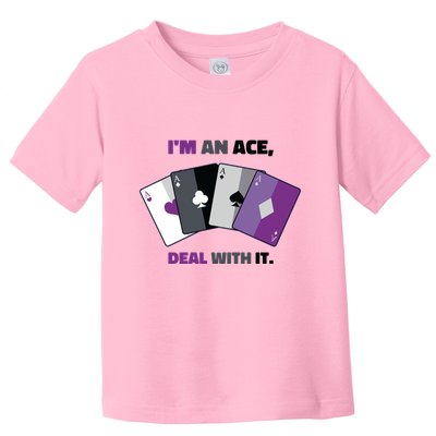 Asexual I’M An Ace Deal With It Asexual Pride Toddler T-Shirt