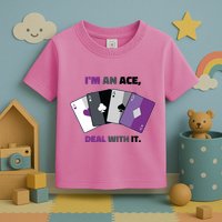 Asexual I’M An Ace Deal With It Asexual Pride Toddler T-Shirt