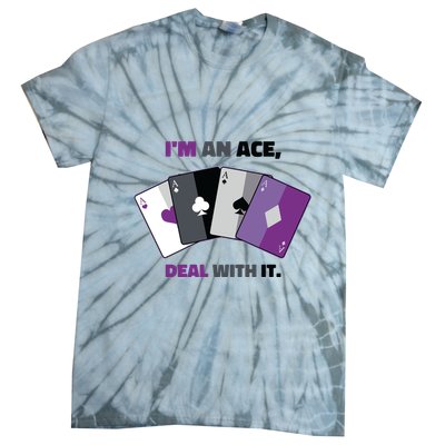 Asexual I’M An Ace Deal With It Asexual Pride Tie-Dye T-Shirt