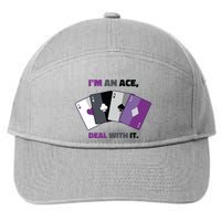 Asexual I’M An Ace Deal With It Asexual Pride 7-Panel Snapback Hat