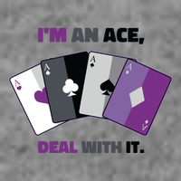 Asexual I’M An Ace Deal With It Asexual Pride Toddler Sweatshirt