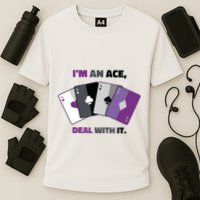 Asexual I’M An Ace Deal With It Asexual Pride Performance Shirt