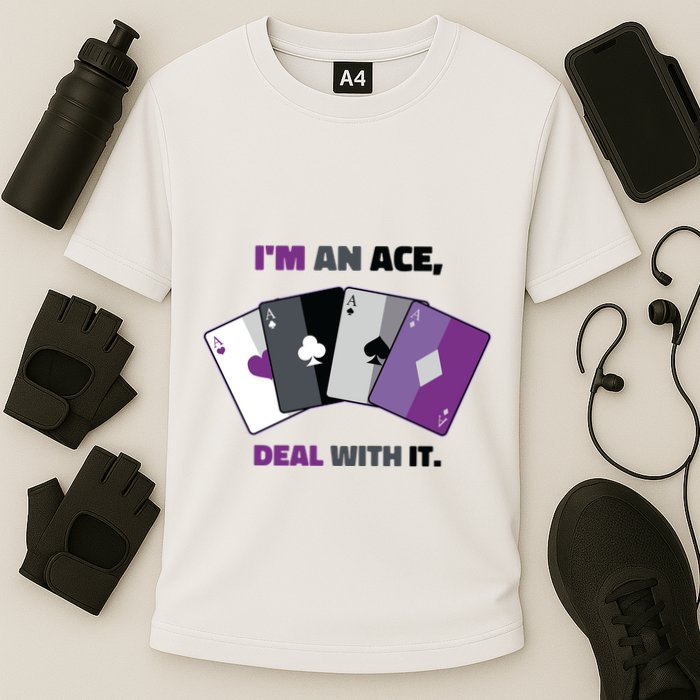 Asexual I’M An Ace Deal With It Asexual Pride Performance Shirt