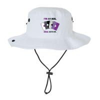 Asexual I’M An Ace Deal With It Asexual Pride Bucket Hat
