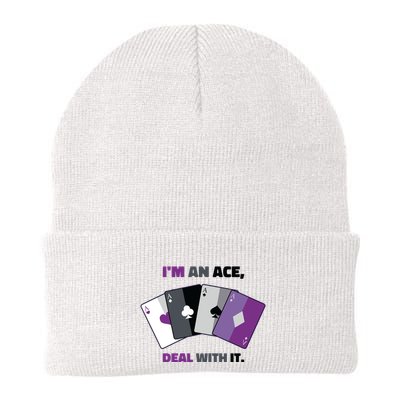 Asexual I’M An Ace Deal With It Asexual Pride Beanie