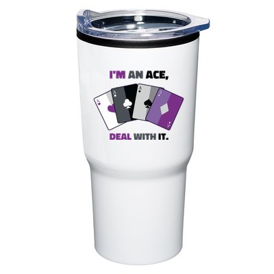 Asexual I’M An Ace Deal With It Asexual Pride Tumbler