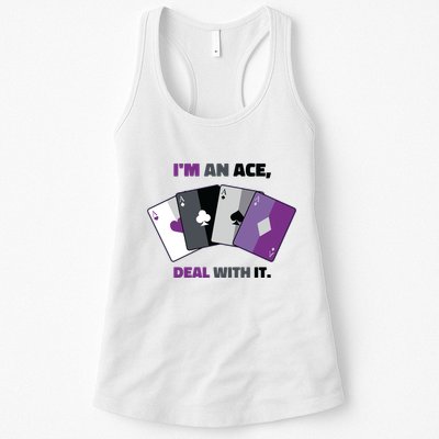 Asexual I’M An Ace Deal With It Asexual Pride Womens Tank Top