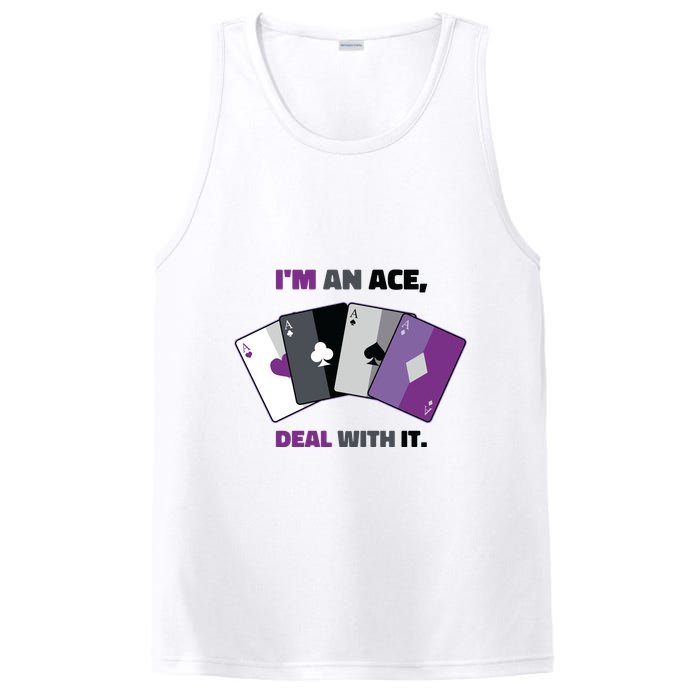 Asexual I’M An Ace Deal With It Asexual Pride PosiCharge Competitor Tank