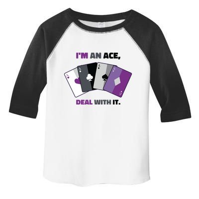 Asexual I’M An Ace Deal With It Asexual Pride Toddler Fine Jersey T-Shirt