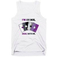 Asexual I’M An Ace Deal With It Asexual Pride Tank Top