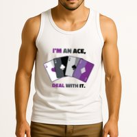 Asexual I’M An Ace Deal With It Asexual Pride Tank Top