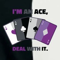 Asexual I’M An Ace Deal With It Asexual Pride Infant Baby Jersey Bodysuit