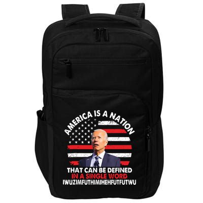 America Is A Nation That Can Be Defined In Single Word Biden Impact Tech Backpack
