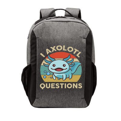Axolotl I Axolotl Question Boy Girl Funny Vector Backpack