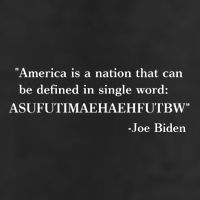 America Is A Nation That Can Be Defined In Single Word Joe Biden Meme 25L Jumbo Tote