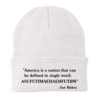 America Is A Nation That Can Be Defined In Single Word Joe Biden Meme Beanie