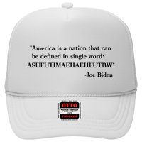 America Is A Nation That Can Be Defined In Single Word Joe Biden Meme Trucker Hat