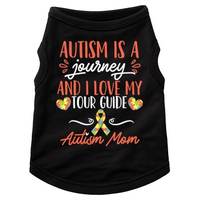 Autism Is A Journey And I Love My Guide Gift Doggie Tank
