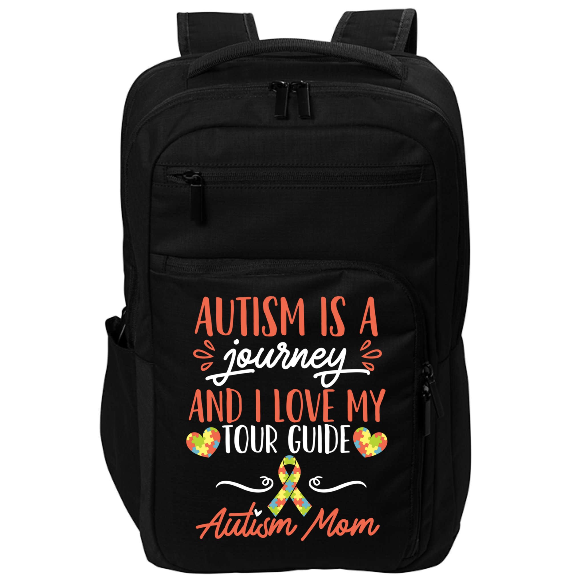 Autism Is A Journey And I Love My Guide Gift Impact Tech Backpack