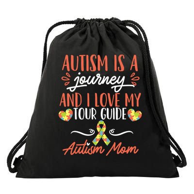 Autism Is A Journey And I Love My Guide Gift Drawstring Bag