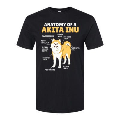 Akita Inu Anatomy Sweet Description Of A Akita Inu Softstyle® CVC T-Shirt