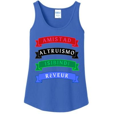 Amistad Isibindi Altruismo Reveur 4 Houses 1 Family Ladies Essential Tank