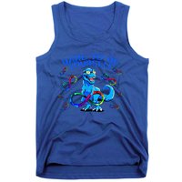 Autism Infinity Autism Trex Trex Infinity Dare To Be Yoursel Gift Tank Top