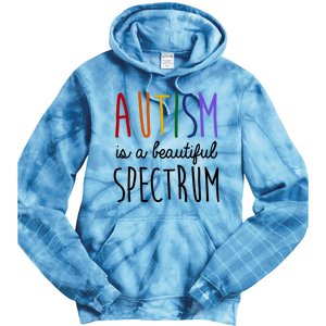 Autism Is A Beautiful Spectrum Awareness Tie Dye Hoodie