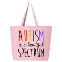 Autism Is A Beautiful Spectrum Awareness 25L Jumbo Tote
