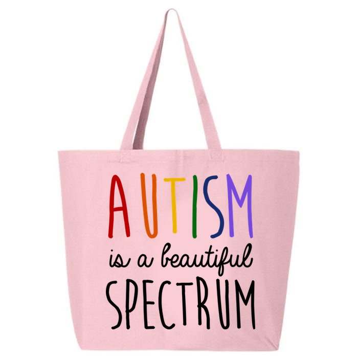 Autism Is A Beautiful Spectrum Awareness 25L Jumbo Tote