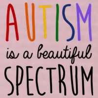 Autism Is A Beautiful Spectrum Awareness 25L Jumbo Tote