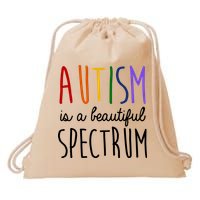 Autism Is A Beautiful Spectrum Awareness Drawstring Bag