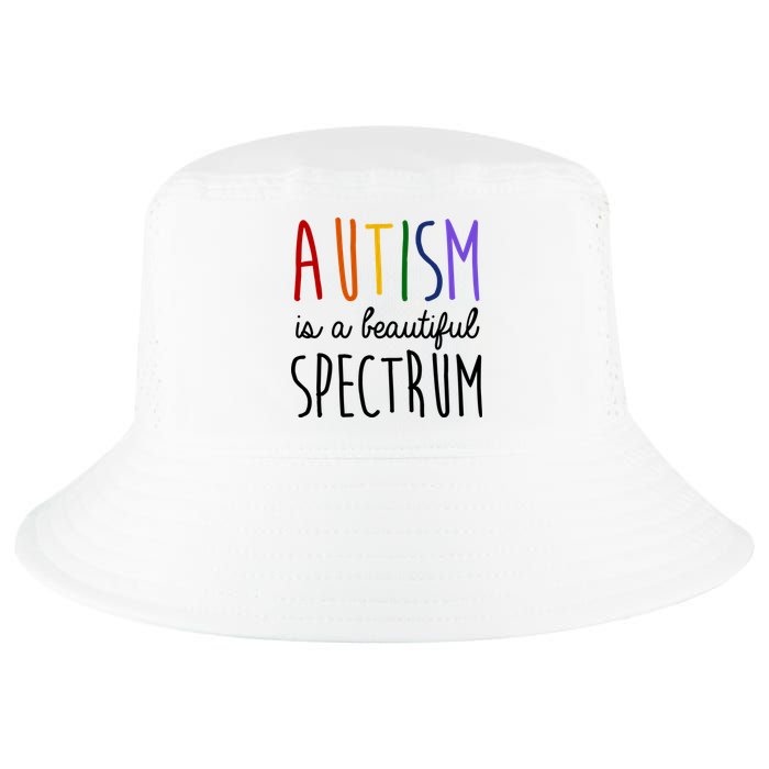 Autism Is A Beautiful Spectrum Awareness Cool Comfort Performance Bucket Hat