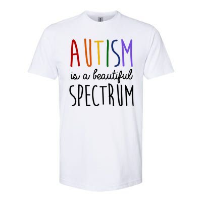 Autism Is A Beautiful Spectrum Awareness Softstyle CVC T-Shirt