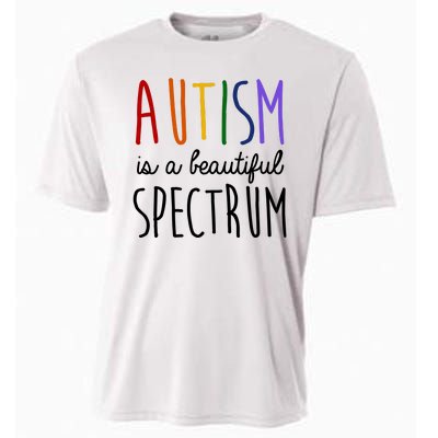 Autism Is A Beautiful Spectrum Awareness Cooling Performance Crew T-Shirt