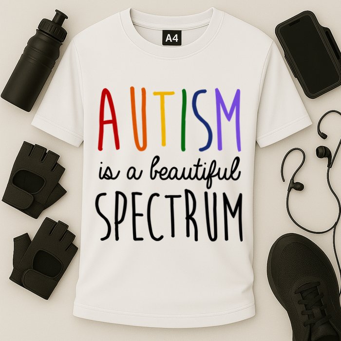 Autism Is A Beautiful Spectrum Awareness Performance Shirt