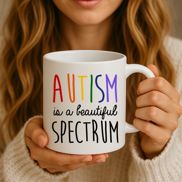 Autism Is A Beautiful Spectrum Awareness Mug