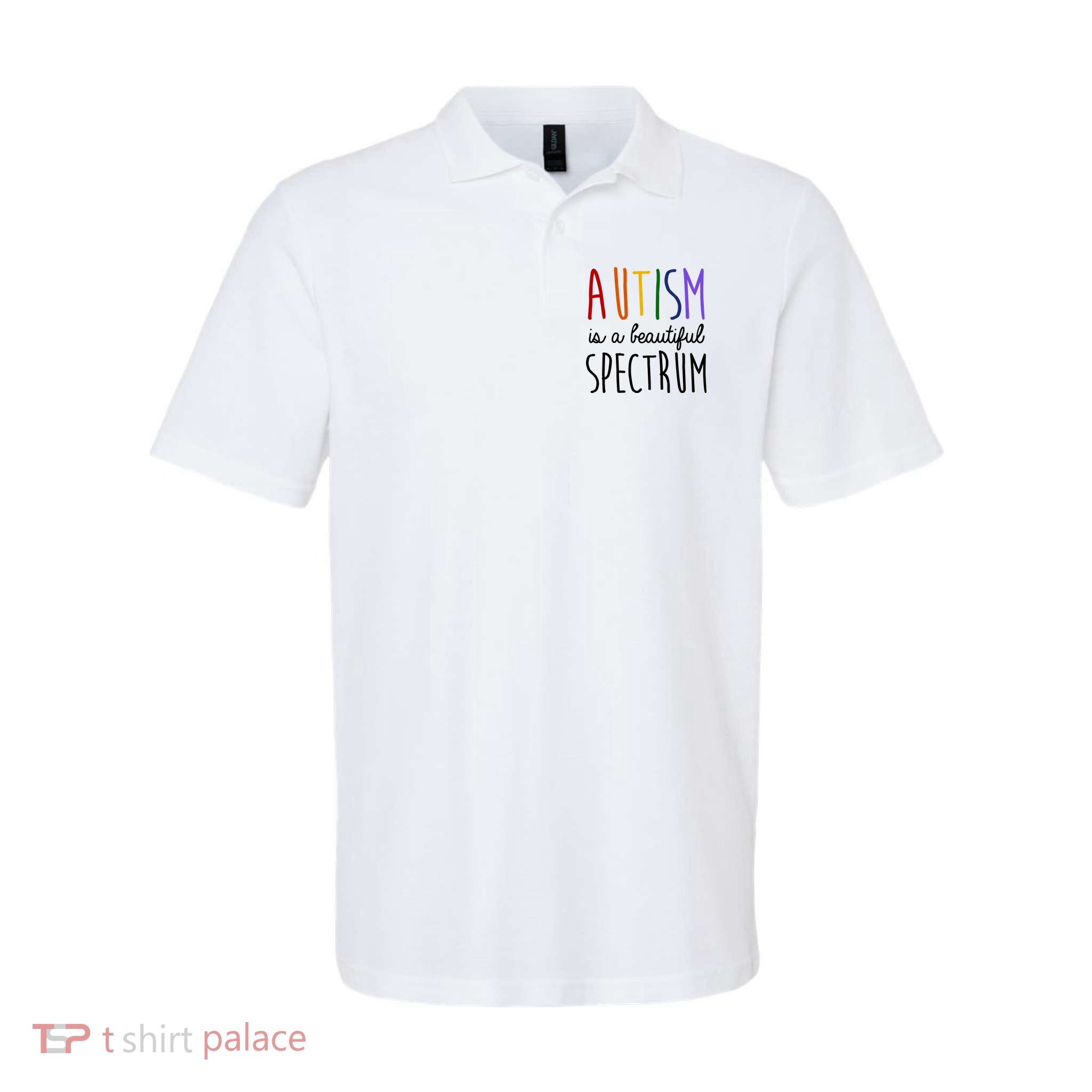 Autism Is A Beautiful Spectrum Awareness Polo
