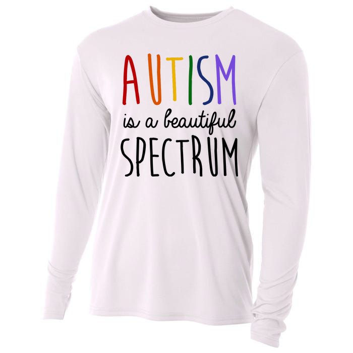 Autism Is A Beautiful Spectrum Awareness Cooling Performance Long Sleeve Crew